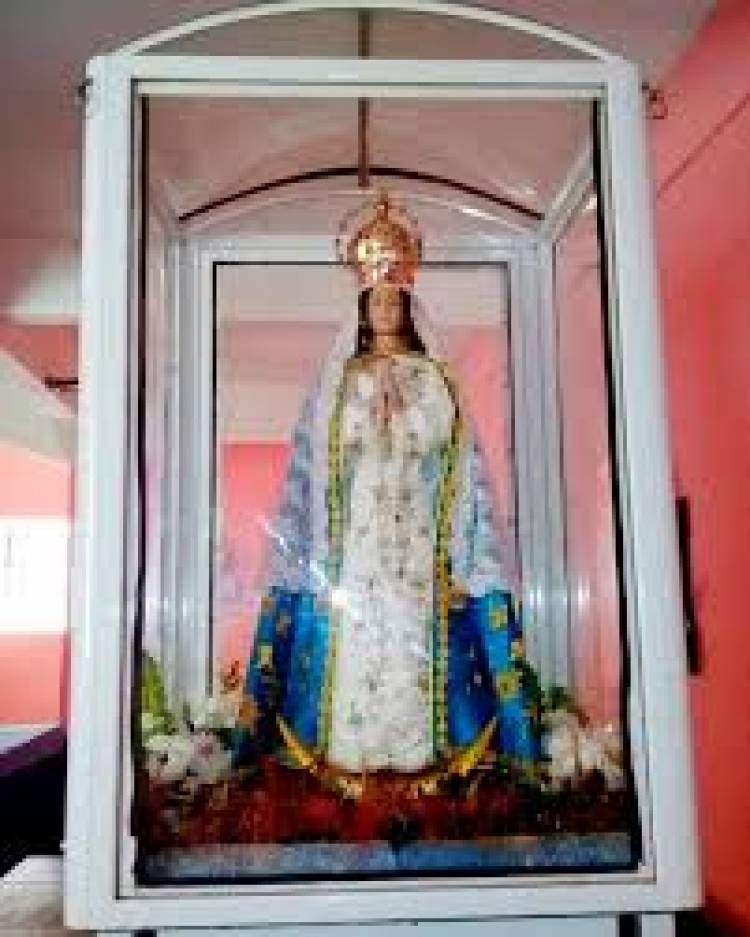 Mercedes : La Virgen Peregrina de Itatí visitó la Comisaría Tercera