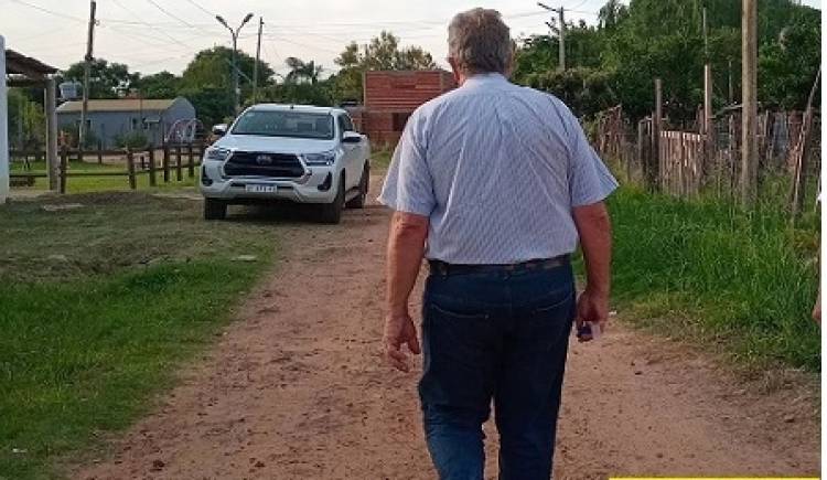 Víctor Cemborain en retirada de Vamos Corrientes