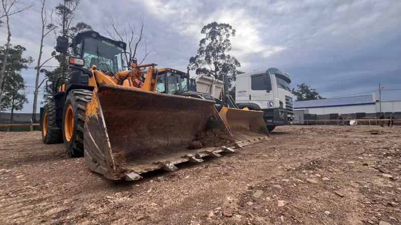 Continúan las obras del  nuevo hospital en Mercedes
