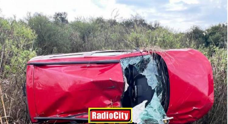 Accidente en la Ruta Nacional 123: cuatro personas fueron hospitalizadas