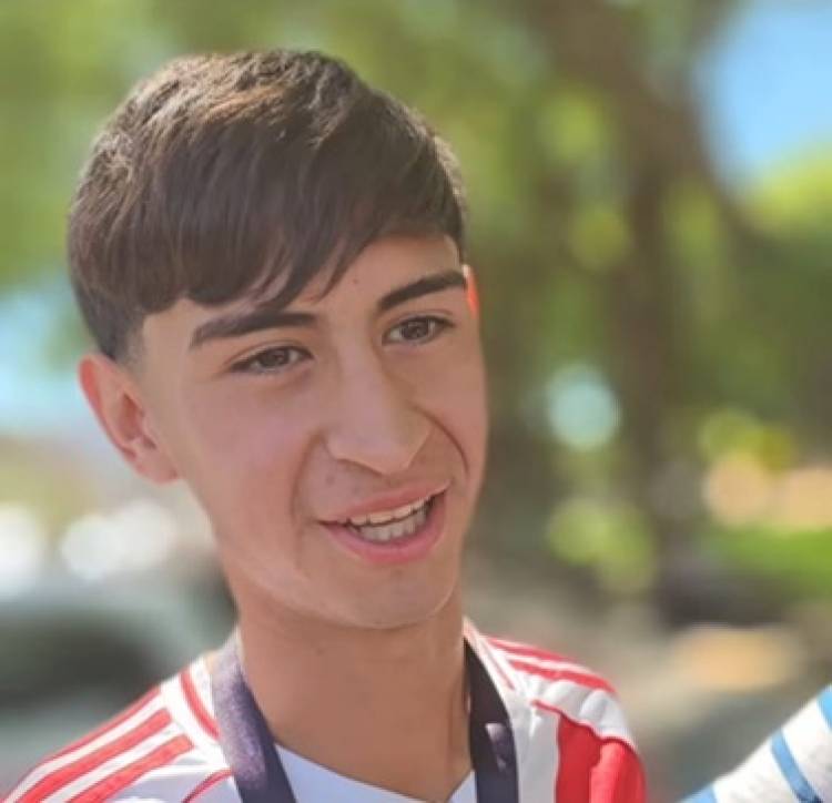 Joa Gómez, campeón con River, volvió a Mercedes