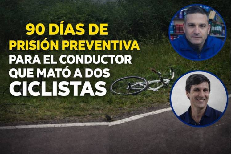 Mercedes : Dictaron 90 días de prisión preventiva para el conductor acusado de matar a dos ciclistas
