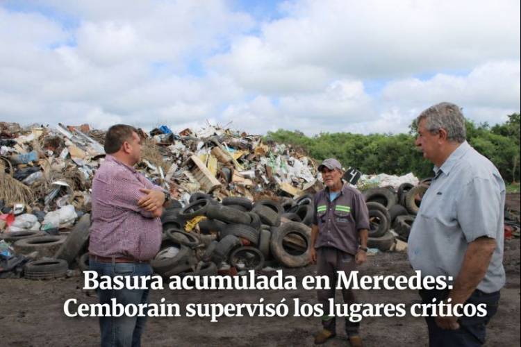 La acumulación de residuos, un problema visible en Mercedes