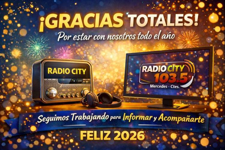 FELIZ 2026 !! Radio City 103.5, una radio con historia en Mercedes