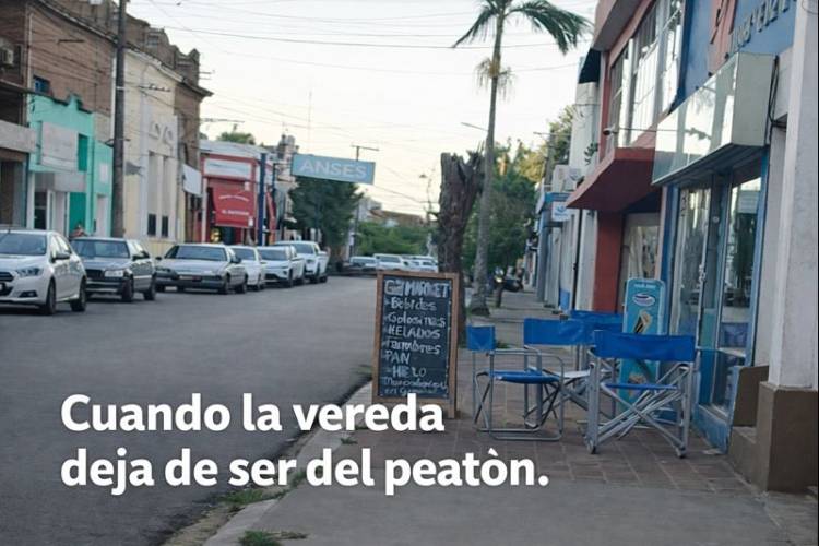 Veredas tomadas: el peatón, el gran olvidado en Mercedes