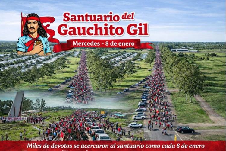 Mercedes : Más de 300 mil personas pasaron por el Santuario del Gauchito Gil