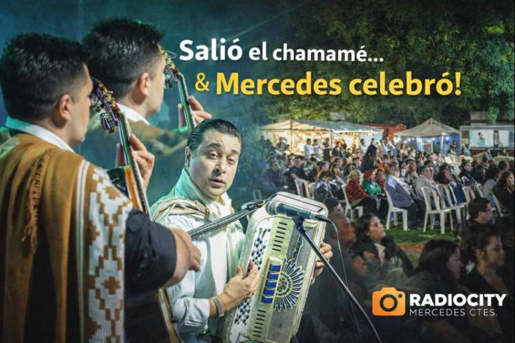 Mercedes : Multitudinaria noche chamamecera en el Anfiteatro Julián Zini