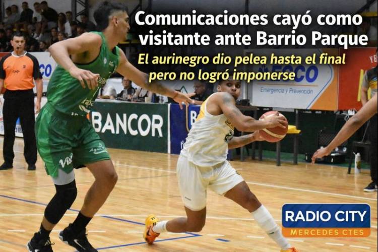 Comunicaciones cayó ante Barrio Parque en un partido ajustado en Córdoba