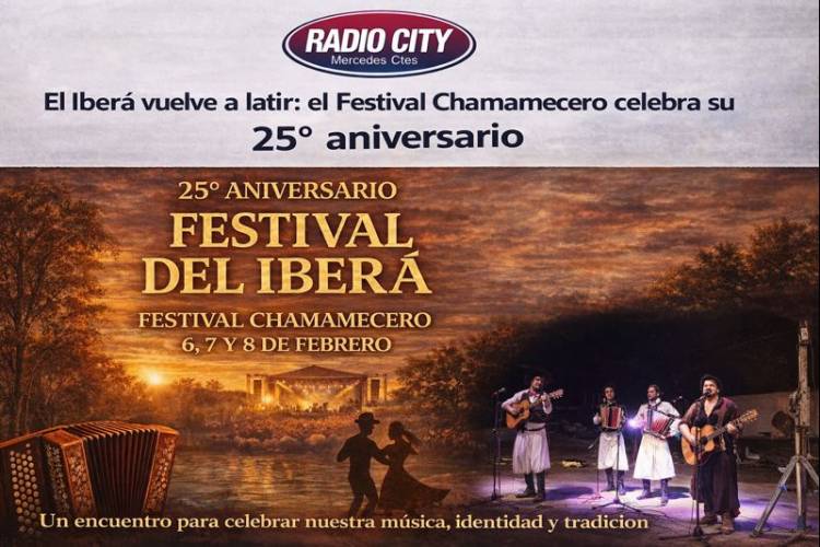 Mercedes  : El Iberá vuelve a latir: el Festival Chamamecero celebra su 25° aniversario