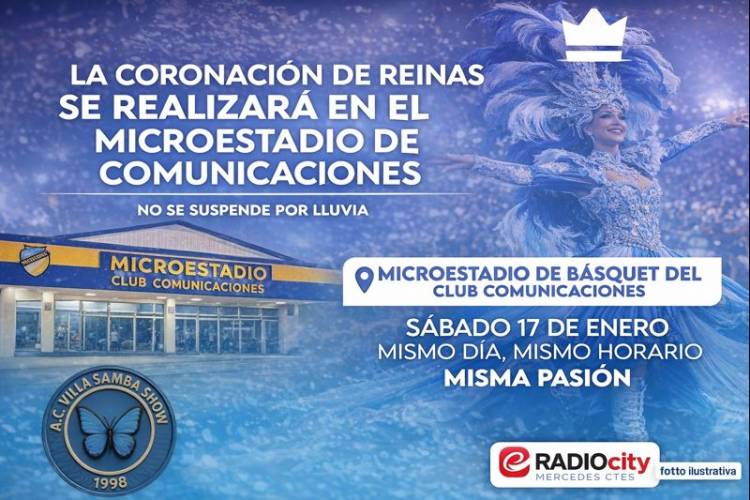 La Coronación de Reinas se realizará en el microestadio de Comunicaciones
