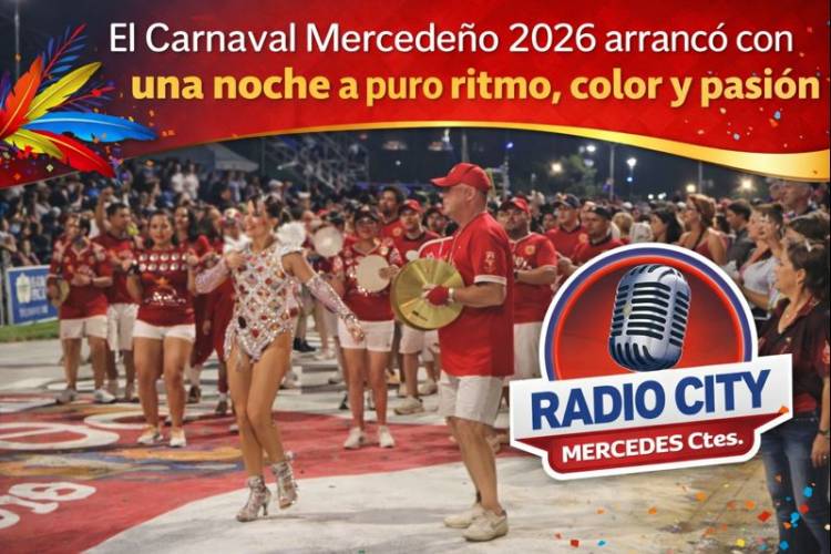 El Carnaval Mercedeño 2026 ya está en marcha y dejó una noche memorable