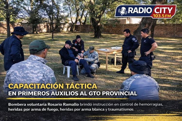 Mercedes : Capacitación en primeros auxilios tácticos para el G.T.O.