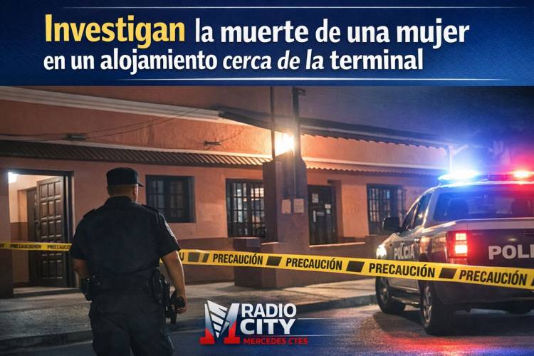 Mercedes: investigan la muerte de una mujer en un alojamiento cercano a la terminal