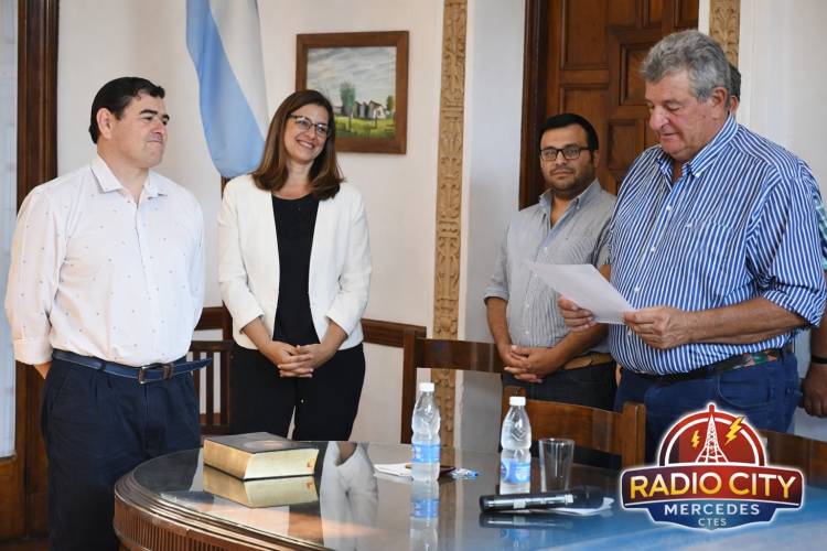 Mercedes: Cemborain confirmó su equipo y tomó juramento a nuevas autoridades