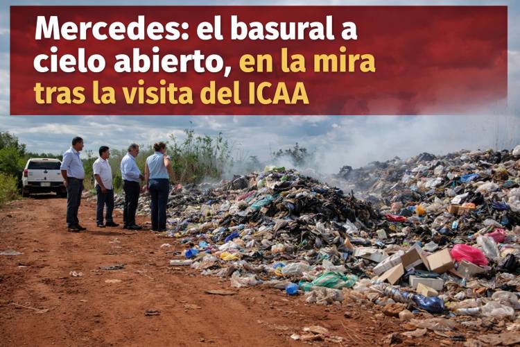 Mercedes: el basural a cielo abierto, en la mira tras la visita del ICAA