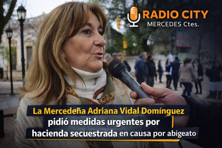 La Mercedeña Adriana Vidal Domínguez reclamó a la Justicia definir el destino de 183 vacunos secuestrados