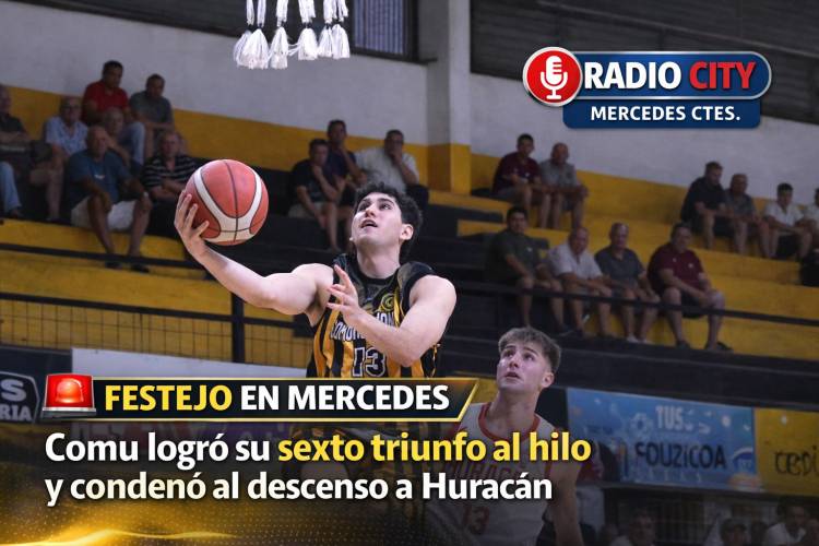 MERCEDES: Comu logró su sexto triunfo al hilo y condenó al descenso a Huracán