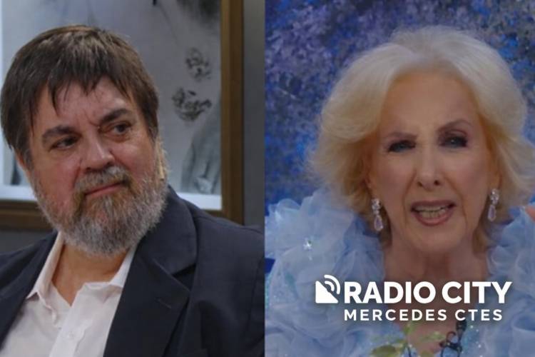 Tenso momento en TV: el mercedeño Carlos Portaluppi sorprendió a Mirtha Legrand con un reclamo en vivo