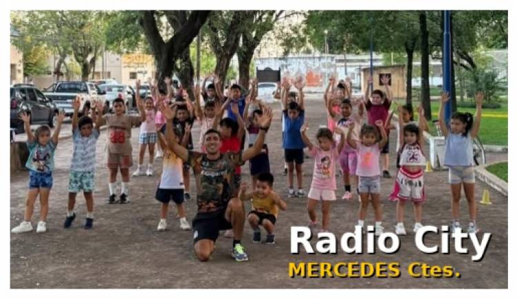 MERCEDES : gran participación en el taller de mini atletismo en Plaza Flores