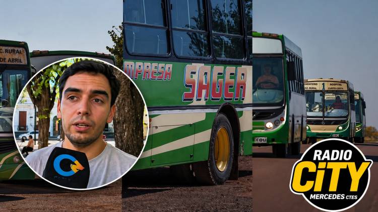 Mercedes: Sager admite una “situación compleja” en el transporte urbano y pide condiciones para mejorar el servicio