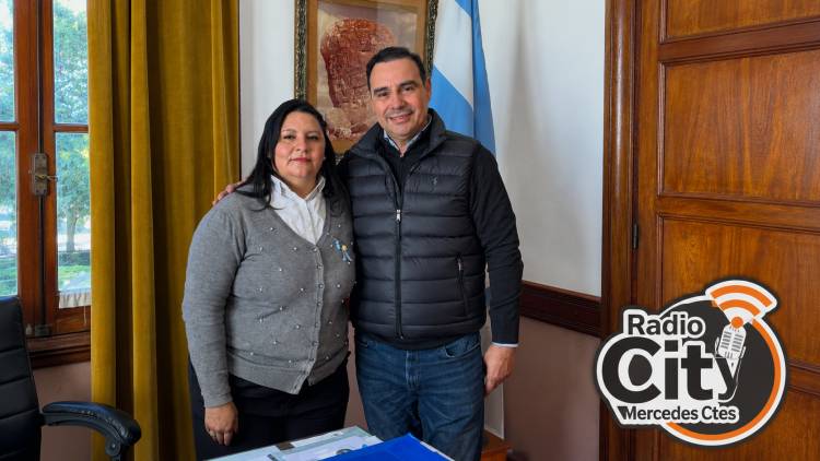 Mercedes: Analía Velázquez destacó la visita de Gustavo Valdés y el diálogo sobre proyectos para la ciudad