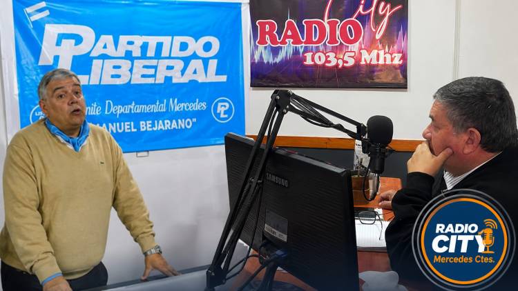 Mercedes: Joaquín Vilavedra habló con Radio City tras asumir al frente del Partido Liberal