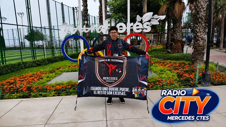 Merecedes: El mercedeño Marcos Gómez competirá en el Sudamericano de Taekwondo en Perú.