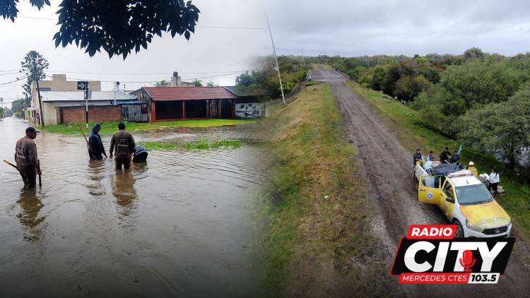 Comisaría Primera de Mercedes refuerza la asistencia a familias afectadas por las inundaciones en Perugorría