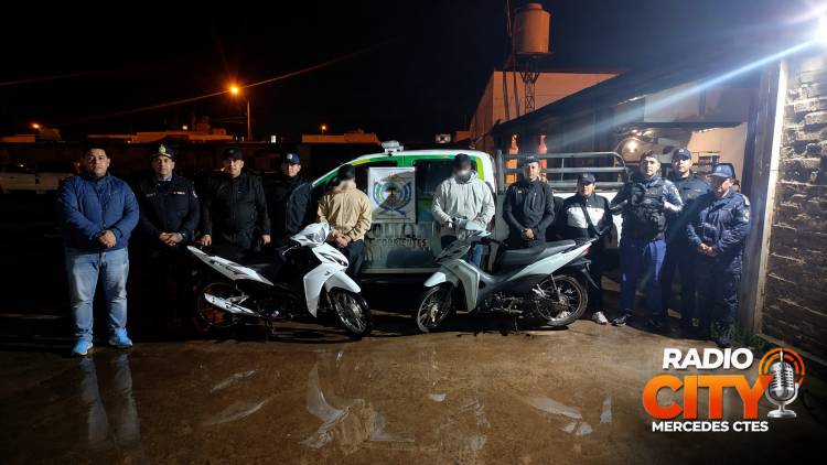 Hallaron en Paso de los Libres una moto buscada en Mercedes