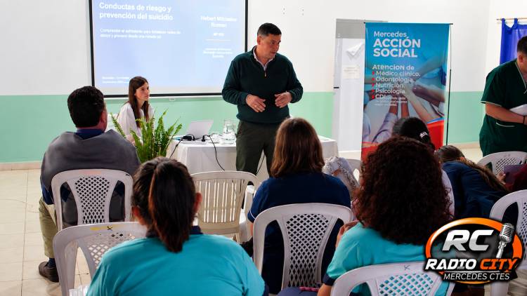 Mercedes: realizaron una charla sobre prevención del suicidio en el CIC del barrio Matadero