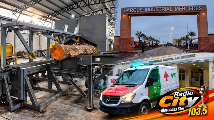 Mercedes: Una sierra mecánica le amputó la mano a un joven trabajador en el Parque Industrial